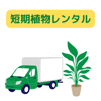 短期植物レンタル